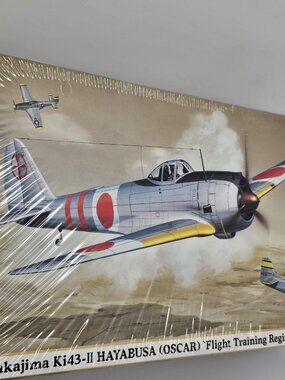 SEALED Fujimi Nakajima Ki43-II Hayabusa Oscar Flight Training Hasegawa Model Kit